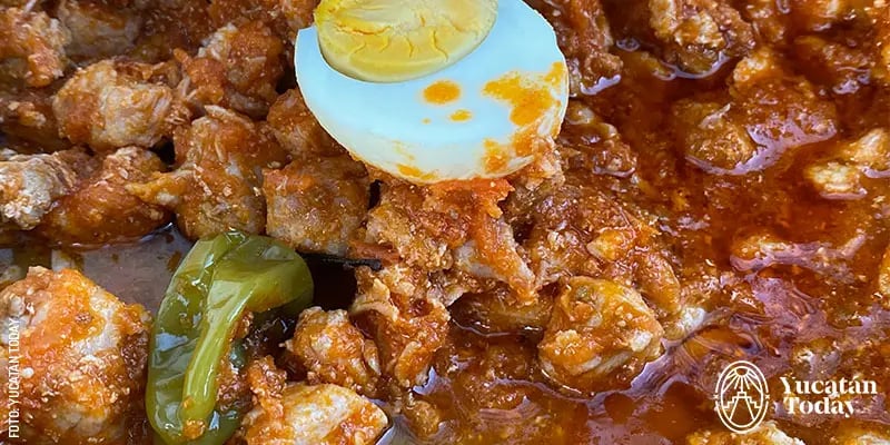 Lomitos de Valladolid is pork cooked in tomato sauce.