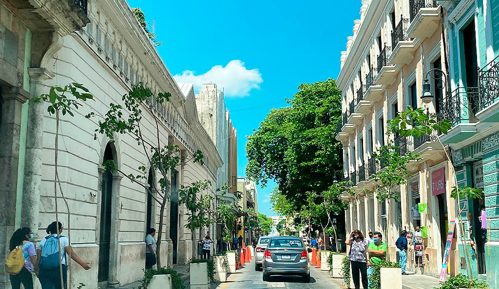 Calle 60 in Merida
