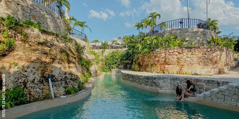 Pool at Cenote San Ignacio in Chocholá, Yucatán 