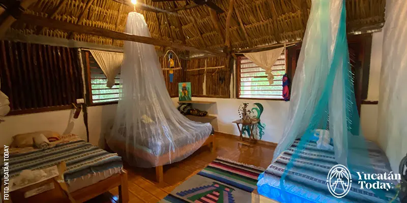 Jardines de Ixchel, just ten minutes from Espita by tricitaxi, is a mystical and peaceful place perfect for relaxation, with three rooms and space for camping.