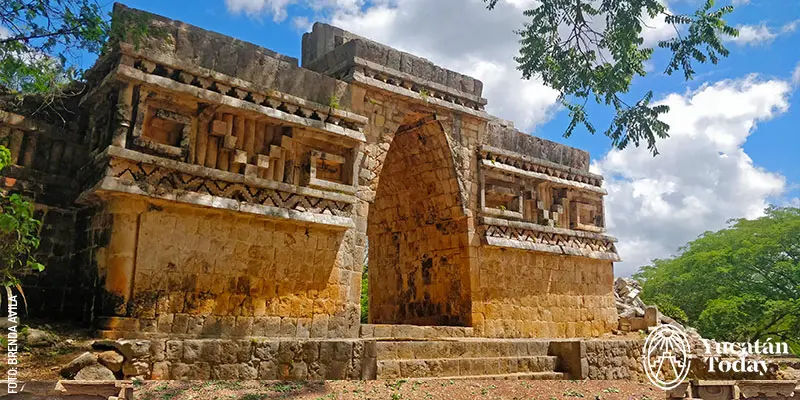 Labná arch, archaeological site of the Puuc Route